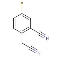 256951-82-3 Benzeneacetonitrile, 2-cyano-4-fluoro- (9CI) chemical structure