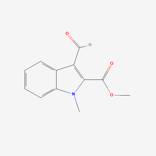 88129-40-2 methyl 3-formyl-1-methyl-1H-indole-2-carboxylate chemical structure