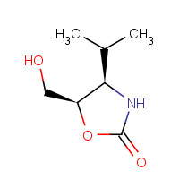 180713-58-0 2-Oxazolidinone,5-(hydroxymethyl)-4-(1-methylethyl)-,(4R-cis)-(9CI) chemical structure