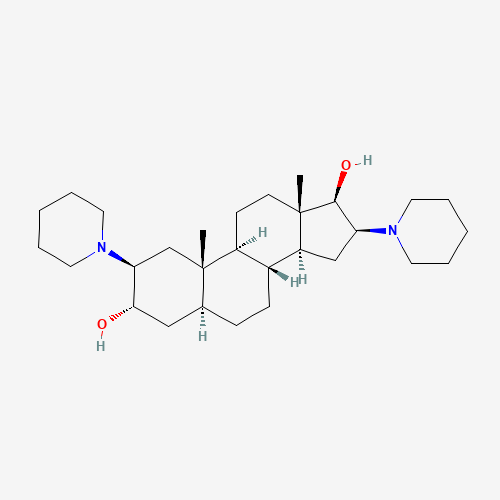 13522-16-2 2,16-Dipiperidin-1-ylandrosta-3,17-diol chemical structure