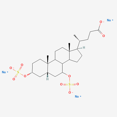 89232-83-7 ursodeoxycholate-3-sulfate chemical structure