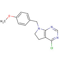 853680-76-9 4-Chloro-7-(4-methoxybenzyl)-6,7-dihydro-5H-pyrrolo[2,3-d]pyrimidine chemical structure