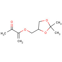 7098-80-8 (2,2-dimethyl-1,3-dioxolan-4-yl)methyl methacrylate chemical structure
