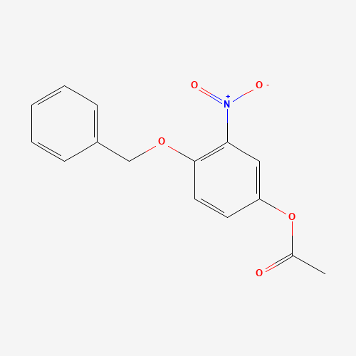 141498-79-5 Phenol,3-nitro-4-(phenylMethoxy)-,acetate(ester) chemical structure