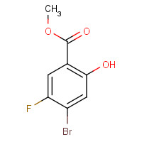 1193162-25-2 Methyl 4-bromo-5-fluoro-2-hydroxy-benzoate chemical structure