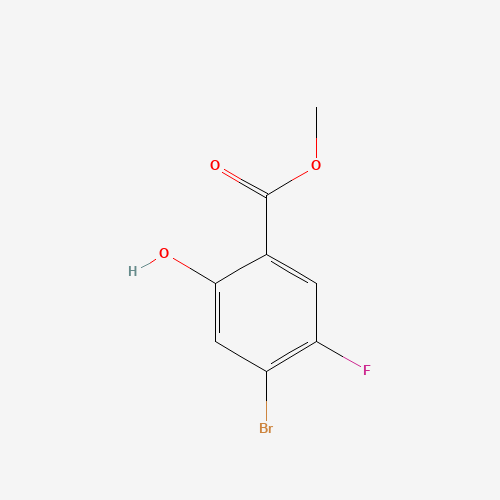 1193162-25-2 Methyl 4-bromo-5-fluoro-2-hydroxy-benzoate chemical structure