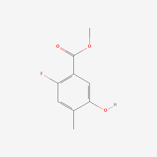 1378655-77-6 Benzoic acid, 2-fluoro-5-hydroxy-4-methyl-, methylester chemical structure