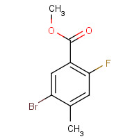 478374-76-4 Benzoic acid, 4-methyl-2-fluoro-5-bromo-, methylester chemical structure
