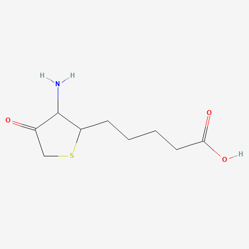 878901-35-0 3-aminotetrahydro-4-oxo-2-thiophenepentanoic acid chemical structure