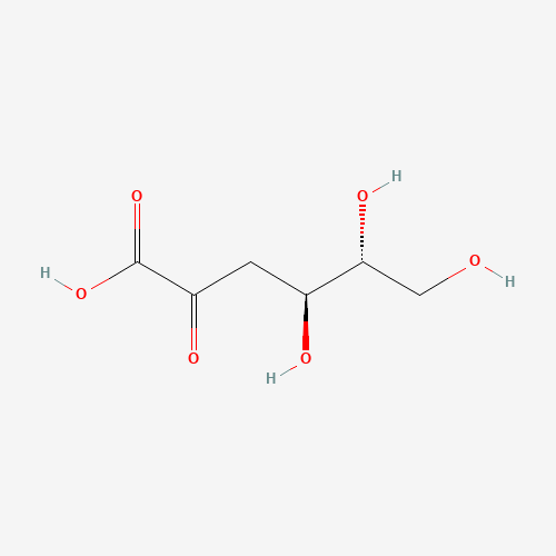 17510-99-5 4,5,6-trihydroxy-2-oxo-hexanoic acid chemical structure