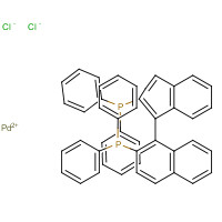 127593-28-6 [(R)-(+)-2,2'-BIS(DIPHENYLPHOSPHINO)-1,1'-BINAPHTHYL]PALLADIUM(II) CHLORIDE chemical structure
