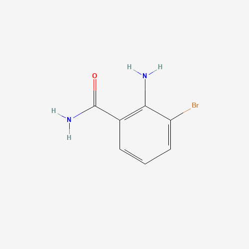 437998-34-0 BenzaMide, 2-aMino-3-broMo- chemical structure