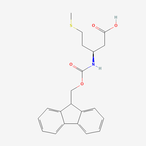 266359-48-2 FMOC-L-BETA-HOMOMETHIONINE chemical structure