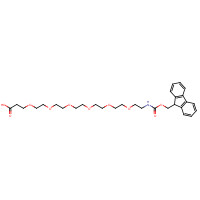 882847-34-9 FMOC-21-AMINO-4,7,10,13,16,19-HEXAOXAHENEICOSANOIC ACID chemical structure