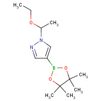 1029716-44-6 1-(1-ethoxyethyl)-4-(4,4,5,5-tetramethyl-1,3,2-dioxaborolan-2-yl)-1H-pyrazole chemical structure