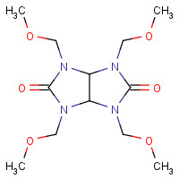 17464-88-9 1,3,4,6-Tetrakis(methoxymethyl)glycoluril chemical structure