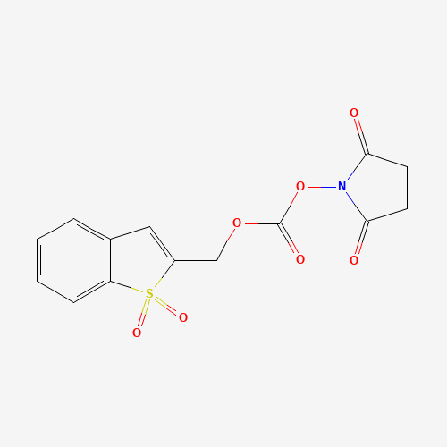197244-91-0 1,1-DIOXOBENZO[B]THIOPHEN-2-YLMETHYL N-SUCCIMIDYL CARBONATE chemical structure