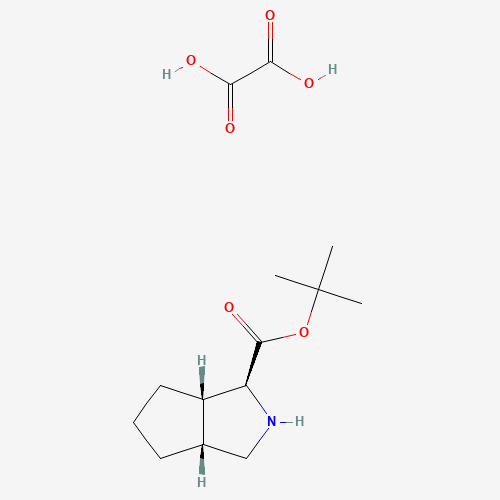 907606-68-2 (1S,3aR,6aS)-tert-butyl octahydrocyclopenta[c]pyrrole-1-carboxylate oxalate chemical structure