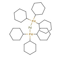 33309-88-5 Bis(tricyclohexylphosphine)palladium chemical structure