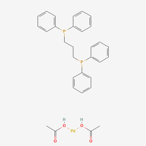 149796-59-8 Diacetato 1,3-bis(diphenyl phosphino) propane palladium (II) chemical structure