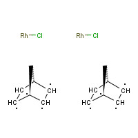 12257-42-0 (BICYCLO[2.2.1]HEPTA-2,5-DIENE)CHLORORHODIUM(I) DIMER chemical structure