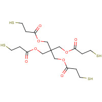 7575-23-7 PENTAERYTHRITOL TETRA(3-MERCAPTOPROPIONATE) chemical structure