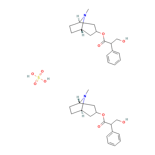 55-48-1 Atropine sulfate chemical structure