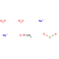 6035-47-8 Sodium formaldehydesulfoxylate dihydrate chemical structure