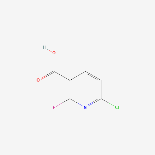 1211578-46-9 6-Chloro-2-fluoro nicotinic acid chemical structure