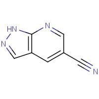 1234616-67-1 1H-Pyrazolo[3,4-b]pyridine-5-carbonitrile chemical structure