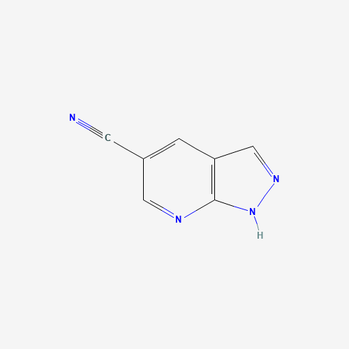 1234616-67-1 1H-Pyrazolo[3,4-b]pyridine-5-carbonitrile chemical structure