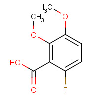 265670-72-2 6-fluoro-2,3-diMethoxybenzoic acid chemical structure