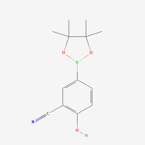 775351-56-9 2-Hydroxy-5-(4,4,5,5-tetraMethyl-1,3,2-dioxaborolan-2-yl)benzonitrile chemical structure