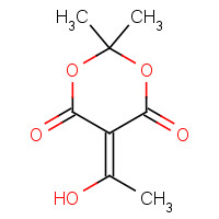 85920-63-4 5-(1-Hydroxyethylidene)-2,2-dimethyl-1,3-dioxane-4,6-dione chemical structure
