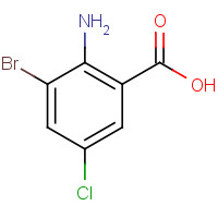 41198-02-1 Benzoic acid, 2-aMino-3-broMo-5-chloro- chemical structure
