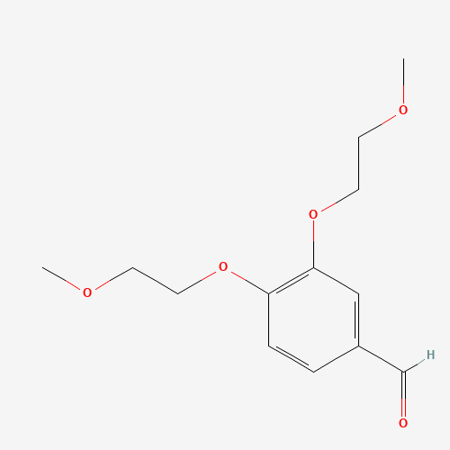 80407-64-3 3,4-bis(2-Methoxyethoxy)benzaldehyde chemical structure