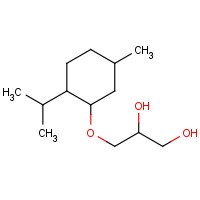 87061-04-9 3-[[5-Methyl-2-(1-methylethyl)cyclohexyl]oxy]propane-1,2-diol chemical structure