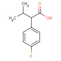 51632-33-8 2-(4-FLUOROPHENYL)ISOVALERIC ACID chemical structure