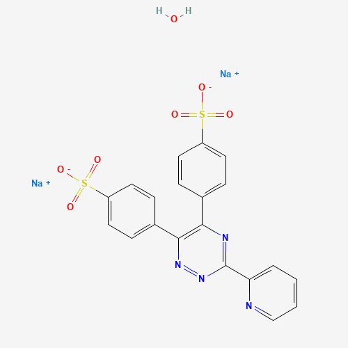 1264198-47-1 3-(2-Pyridyl)-5,6-diphenyl-1,2,4-triazine-p,p'-disulfonic acid, disodium salt hydrate chemical structure