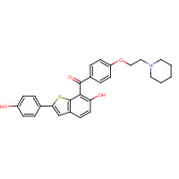1391054-73-1 [6-Hydroxy-2-(4-hydroxyphenyl)-benzo[b]thien-7-yl][4-[2-(1-piperidinyl) ethoxy]phenyl]methanone chemical structure
