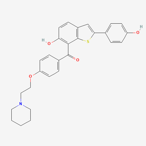 1391054-73-1 [6-Hydroxy-2-(4-hydroxyphenyl)-benzo[b]thien-7-yl][4-[2-(1-piperidinyl) ethoxy]phenyl]methanone chemical structure