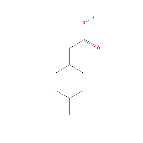 6603-71-0 4-METHYLCYCLOHEXANEACETIC ACID chemical structure