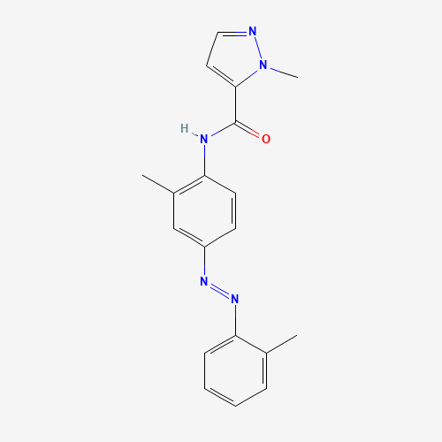 301326-22-7 1-Methyl-N-[2-methyl-4-[2-(2-methylphenyl)diazenyl]phenyl-1H-pyrazole-5-carboxamide chemical structure