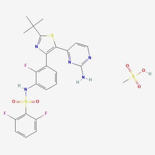 1195768-06-9 Dabrafenib Mesylate chemical structure