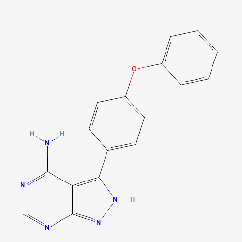 330786-24-8 3-(4-phenoxyphenyl)-1H-pyrazolo[3,4-d]pyriMidin-4-aMine chemical structure