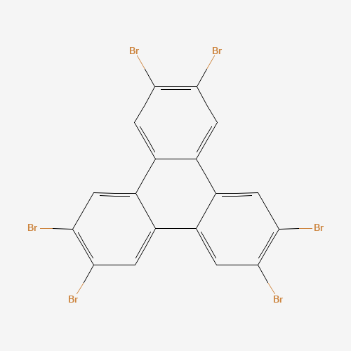 82632-80-2 2,3,6,7,10,11-HEXABROMOTRIPHENYLENE chemical structure