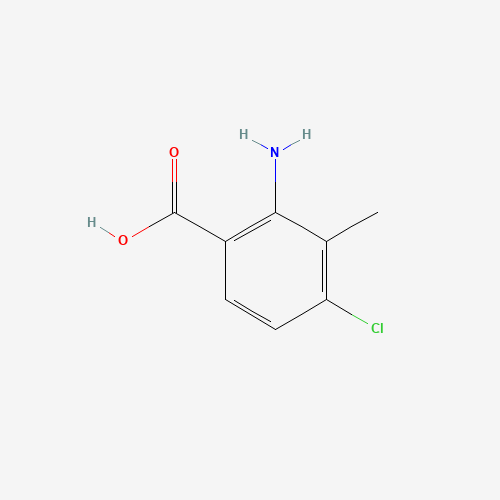 98968-68-4 2-amino-4-chloro-3-methylbenzoic acid chemical structure