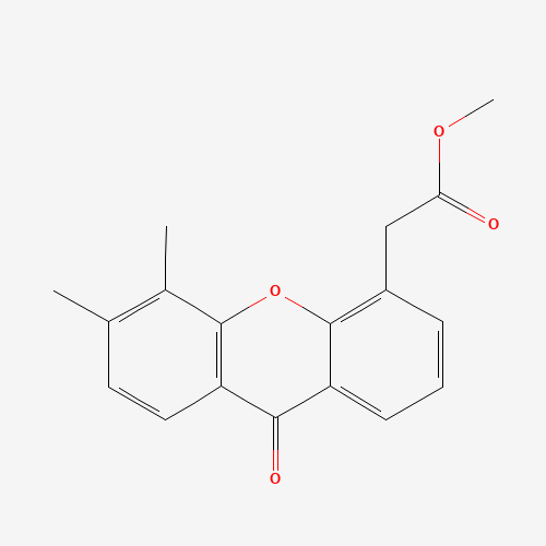 1035912-44-7 9H-Xanthene-4-acetic acid, 5,6-dimethyl-9-oxo-methyl ester chemical structure