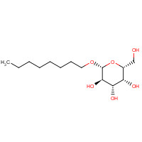 40427-75-6 (2R,3R,4S,5R,6R)-2-(hydroxymethyl)-6-octoxyoxane-3,4,5-triol chemical structure