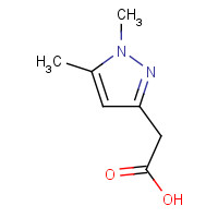 1185292-77-6 2-(1,5-dimethylpyrazol-3-yl)acetic acid chemical structure
